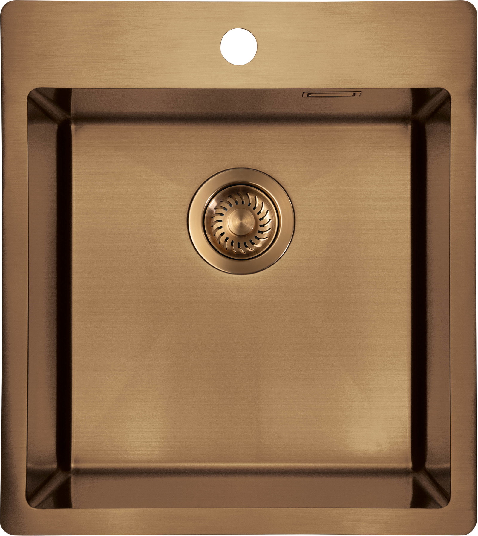 Deante Olfato rozsdamentes mosogató 45x50,5 cm, szálcsiszolt bronz ZPO_C10A