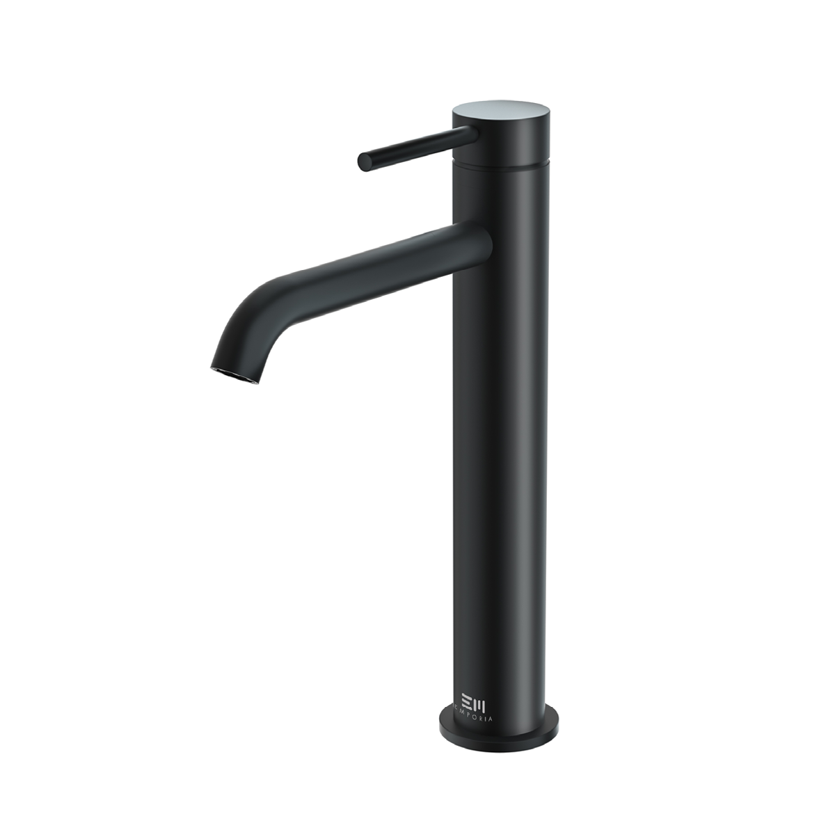 Emporia FLY magasított mosdó csaptelep, matt fekete 03011BM