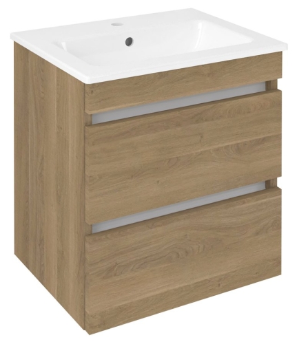 Sapho EZARA 48 cm keskeny mosdótartó szekrény, cuneo tölgy EZ492-2525