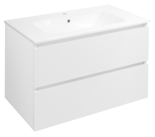 Sapho EZARA 80 cm mosdótartó szekrény, fényes fehér EZ801-3030