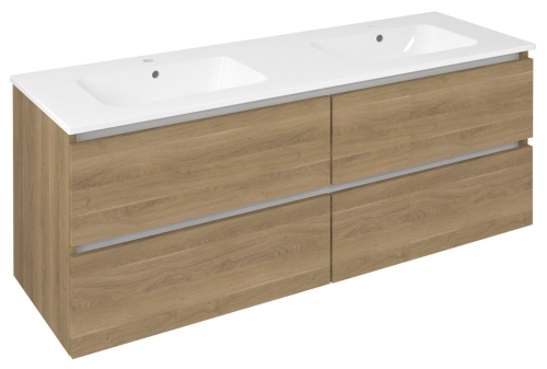Sapho EZARA 140 cm mosdótartó szekrény, cuneo tölgy EZ141-2525