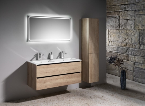 Sapho GSI PURA SLIM 122x46 cm ExtraGlaze dupla kerámiamosdó, fehér 8888111
