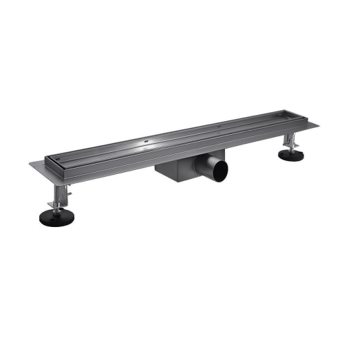 Roltechnik 800 mm rozsdamentes zuhanyfolyóka, szálcsiszolt gunmetal RRF-GM-800
