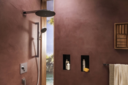 Hansgrohe Raindance Alive Select S EcoSmart 125 3jet kézizuhany 65 cm zuhanyrúddal, króm 24600000