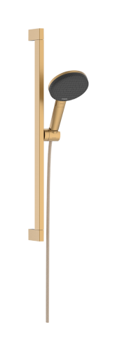 Hansgrohe Raindance Alive Select S EcoSmart 125 3jet kézizuhany 65 cm zuhanyrúddal, szálcsiszolt bronz 24600140