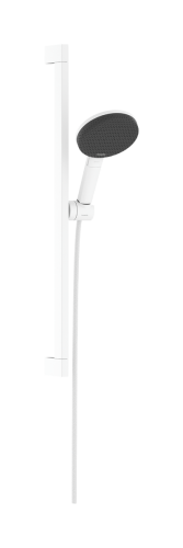 Hansgrohe Raindance Alive Select S EcoSmart 125 3jet kézizuhany 65 cm zuhanyrúddal, matt fehér 24600700