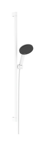 Hansgrohe Raindance Alive Select S EcoSmart 125 3jet kézizuhany 90 cm zuhanyrúddal, matt fehér 24601700