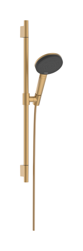 Hansgrohe Raindance Alive Select S EcoSmart 125 3jet kézizuhany 65 cm zuhanyrúddal, szálcsiszolt bronz 24602140