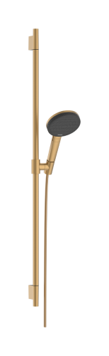 Hansgrohe Raindance Alive Select S EcoSmart 125 3jet kézizuhany 90 cm zuhanyrúddal, szálcsiszolt bronz 24603140