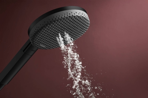 Hansgrohe Raindance Alive Select S EcoSmart 125 3jet kézizuhany 90 cm zuhanyrúddal, matt fekete 24603670