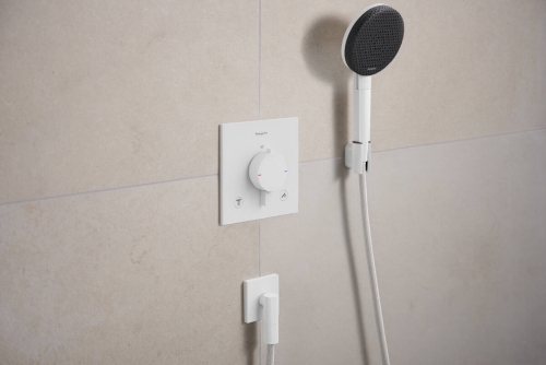 Hansgrohe Raindance Alive Select S EcoSmart 125 3jet zuhanyszett, matt fehér 24611700