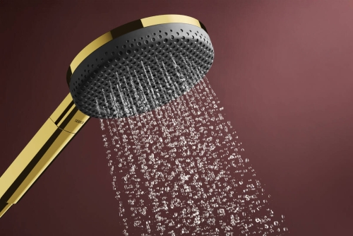 Hansgrohe Raindance Alive Select S EcoSmart 125 3jet zuhanyszett, polírozott arany 24611990