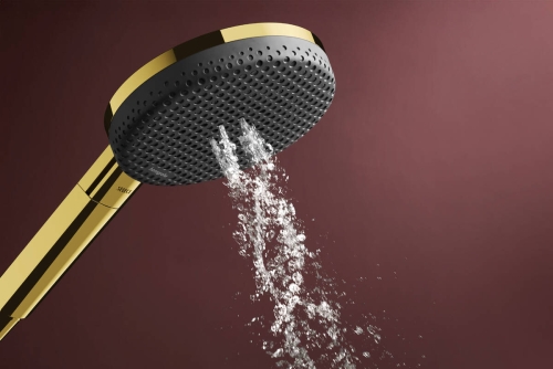 Hansgrohe Raindance Alive Select S EcoSmart 125 3jet zuhanyszett, polírozott arany 24611990