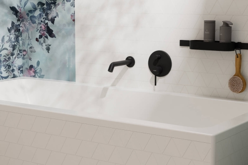 Hansgrohe Zesis S egykaros falsík alatti kádcsaptelep, matt fekete 74415670