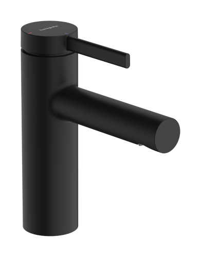 Hansgrohe Zesis S 100 CoolStart egykaros mosdócsaptelep automata lefolyógarnitúrával, matt fekete 74720670