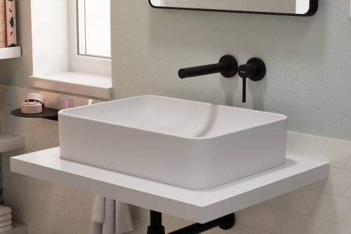 Hansgrohe Zesis S egykaros fali mosdócsaptelep, matt fekete 74750670