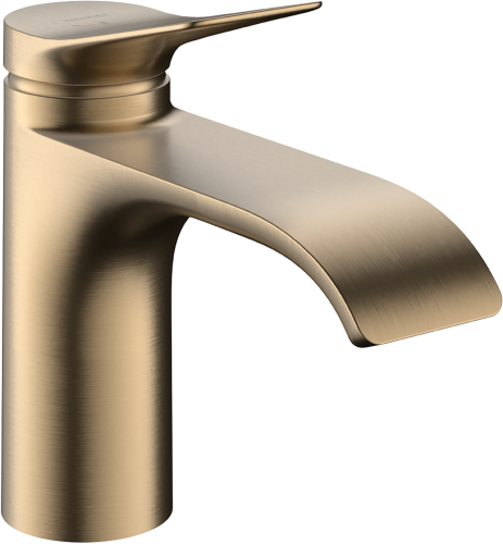 Hansgrohe Vivenis 80 CoolStart egykaros mosdócsaptelep lefolyógarnitúra nélkül, szálcsiszolt bronz 75015140