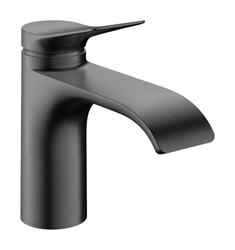 Hansgrohe Vivenis 80 CoolStart egykaros mosdócsaptelep lefolyógarnitúra nélkül, szálcsiszolt fekete króm 75015340