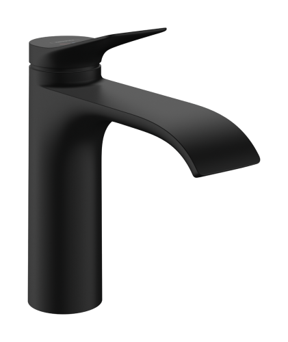 Hansgrohe Vivenis 110 CoolStart egykaros mosdócsaptelep automata lefolyógarnitúrával, matt fekete 75023670