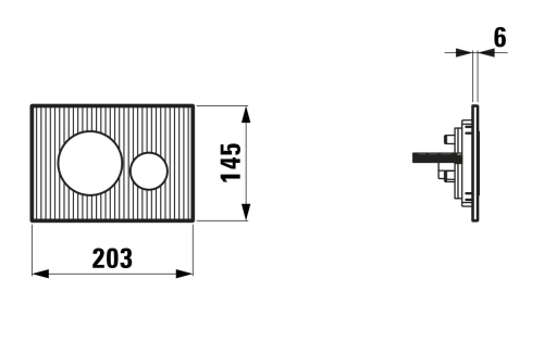 Laufen INEO MOONDANCE nyomólap, fehér H9001160000001