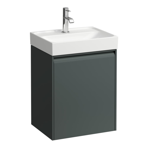 Laufen Meda alsószekrény 45 cm, 1 ajtóval, bal oldali zsanér, H815111 mosdóhoz , traffic grey H4215410112661