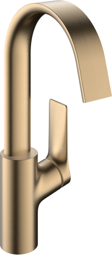 Hansgrohe Vivenis 210 egykaros mosdócsaptelep automata lefolyógarnitúrával, szálcsiszolt bronz 75030140