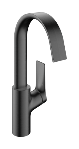 Hansgrohe Vivenis 210 egykaros mosdócsaptelep lefolyógarnitúra nélkül, szálcsiszolt fekete króm 75032340