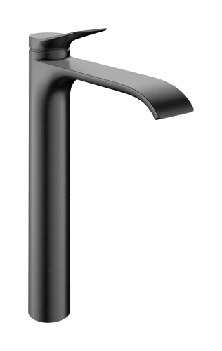 Hansgrohe Vivenis 250 CoolStart egykaros mosdócsaptelep lefolyógarnitúra nélkül, szálcsiszolt fekete króm 75045340