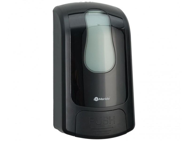 MERIDA ONE Folyékony szappan adagoló, ABS műanyag, fekete, 1000ml DEC103