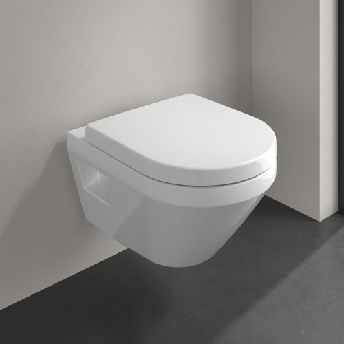 Villeroy & Boch Architectura kombipack fali wc Rimless TwistFlush öblítés, lassú záródású ülőkével, fehér 5684CL01