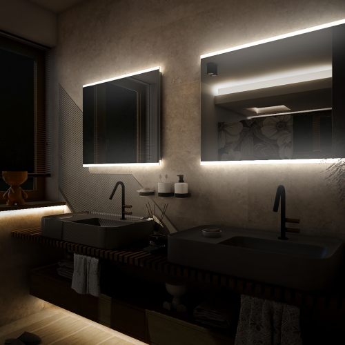 Roltechnik NIMCO 90x70 cm LED tükör érintésérzékelővel ZP 12019V