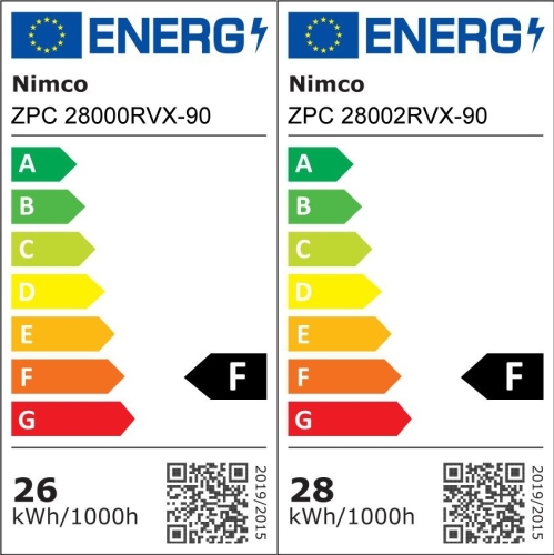 Roltechnik NIMCO 80 cm LED tükör érintésérzékelővel, matt fekete ZPC 28002RV-90