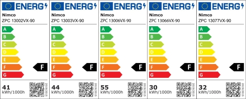 Roltechnik NIMCO 60x80 cm LED tükör érintésérzékelővel, matt fekete ZPC 13002V-90
