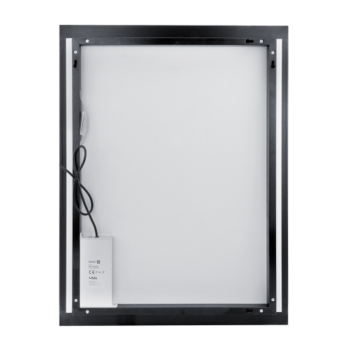 Roltechnik NIMCO 80x60 cm LED tükör, matt fekete ZPC 41003-90