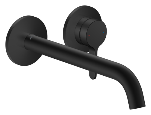Hansgrohe Axor One fali mosdócsaptelep 220mm kifolyóval, matt fekete 48120670