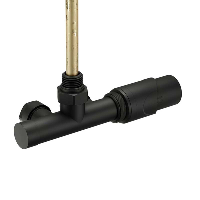 Radeco Basic univerzális lándzsás szelep, matt fekete TZTJ/C