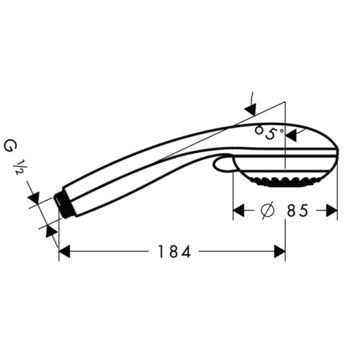 Hansgrohe Marin2 Vario kézizuhany, króm 28378002 (K)