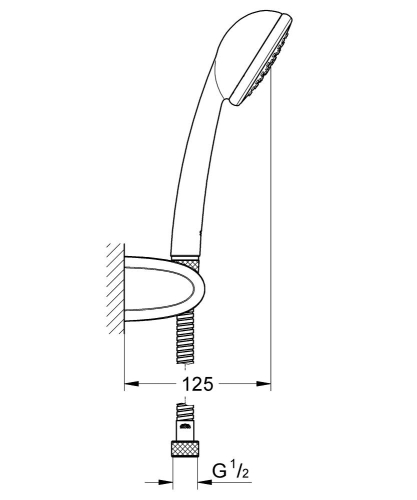 Grohe Vitalio Trend zuhanyszett, króm 27157000 (K)