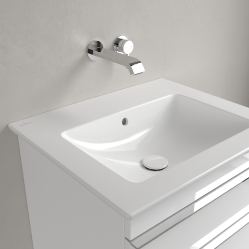 Villeroy & Boch Venticello 60x50 cm-es beépíthető mosdó csaplyuk nélkül CeramicPlus felülettel, fehér 412462R1