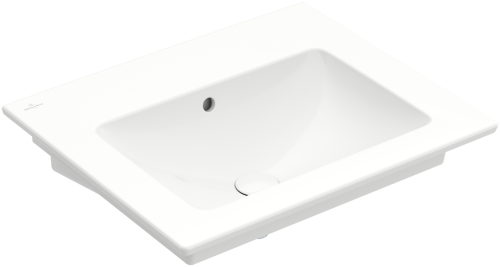 Villeroy & Boch Venticello 60x50 cm-es beépíthető mosdó csaplyuk nélkül CeramicPlus felülettel, fehér 412462R1