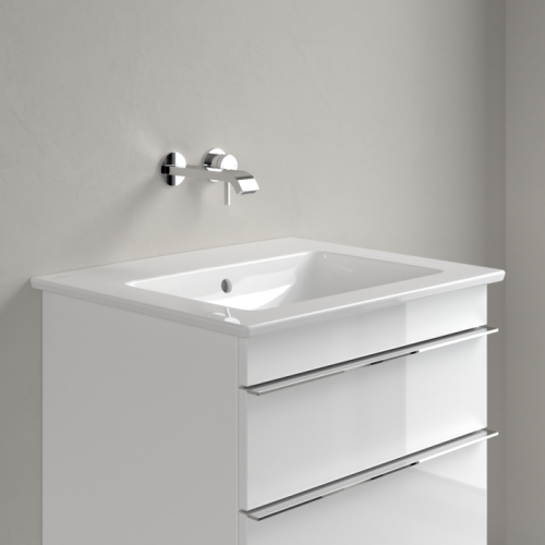 Villeroy & Boch Venticello 60x50 cm-es beépíthető mosdó csaplyuk nélkül CeramicPlus felülettel, fehér 412462R1