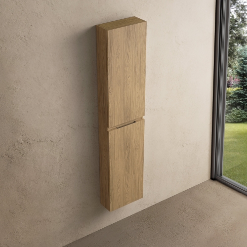 Marmy CODE 35x15x160 JOBBOS függesztett faliszekrény, 2 ajtó, laminált Honey Oak 20 51 02 16 12 85