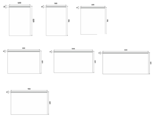 Roltechnik NIMCO 40x60 cm LED tükör ZP 8000