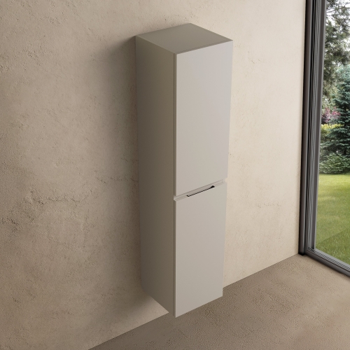 Marmy CODE 35x35x160 BALOS függesztett faliszekrény, 2 ajtó, laminált Light Taupe 20 50 02 16 13 75