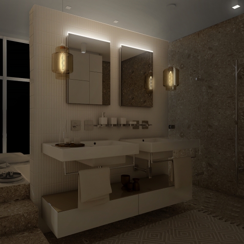 Roltechnik NIMCO 60x70 cm LED tükör ZP 8002