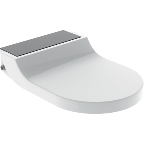 Geberit AquaClean Tuma Comfort WC kerámiára szerelhető berendezés, fekete üveg takarólap 146.270.SJ.1