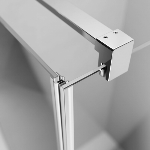Radaway Nes 8 KDD II 90 szögletes zuhanykabin balos ajtó, króm 10085090-01-01L