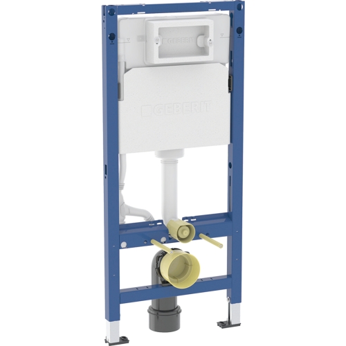 Geberit DuofixBasic fali WC-szerelőelem, 112 cm, Delta 12 cm-es falsík alatti öblítőtartállyal 111.153.00.3 (111.153.00.1 utódja)