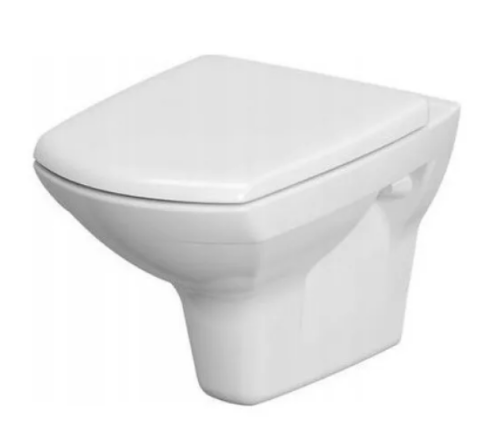 Cersanit Carina perem nélküli fali wc, lassú záródású, könnyen levehető wc ülőkével K701-033