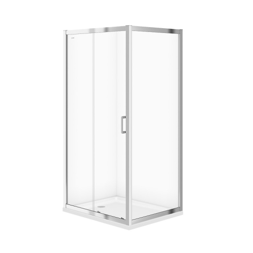 Cersanit ZIP szögletes zuhanykabin 100x80x190 cm, króm S154-003